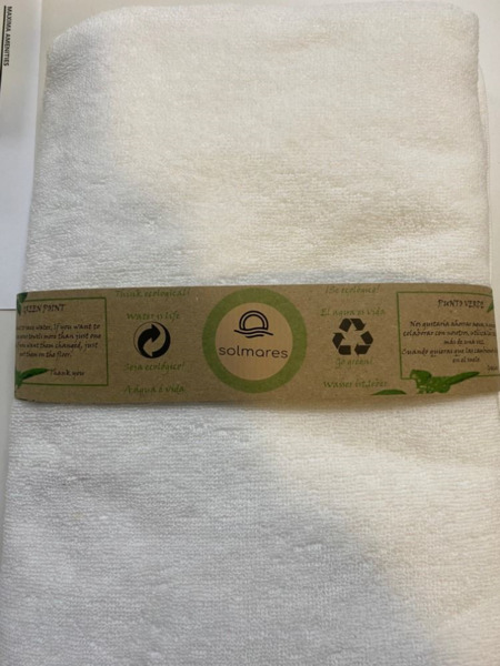 PRECINTO DE GARANTIA DE TOALLAS NO USADAS MATERIAL BIODEGRADABLE AJUSTABLE A TODAS LAS MEDIDAS. (4)