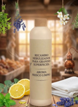 (AROMA FRESCO AIRE LIMPIO) RECAMBIO NEBULIZADOR PARA MAQUINA DE AIRE 200ML CONCENTRADO