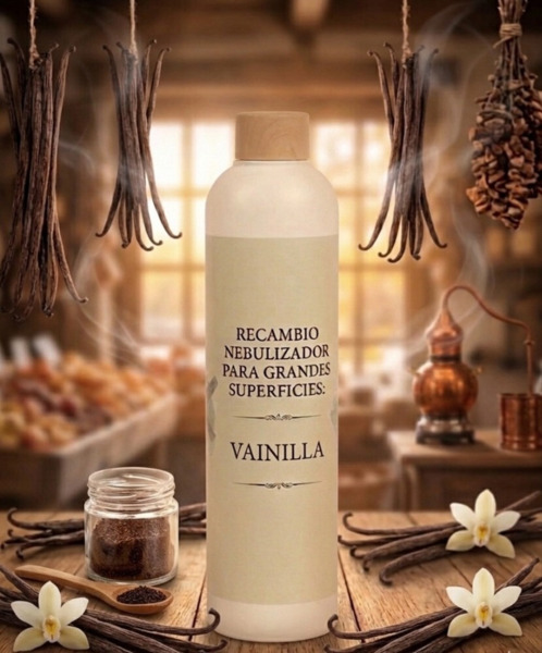 (AROMA VAINILLA FRESCA) RECAMBIO NEBULIZADOR PARA MAQUINA DE AIRE 200ML CONCENTRADO