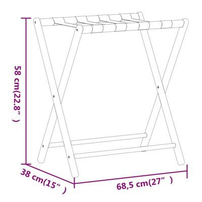 REPOSA MALETAS DE BAMBU (68,5x38x58cm) (2)