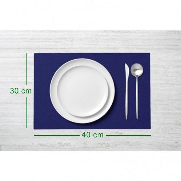 ROLLO DE MANTEL INDIVIDUAL DESECHABLE PRECORTADO (40x30cm) TNT NO TEJIDO - 160 MANTELES | AZUL MARINO (1)