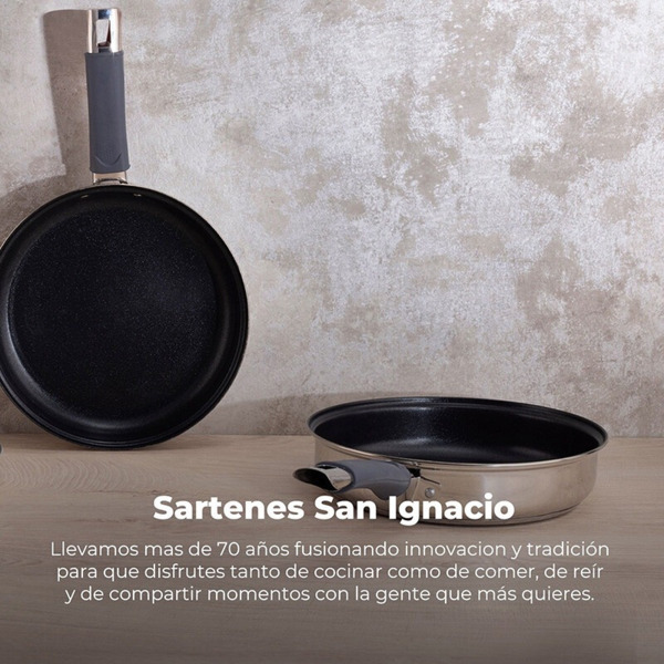 SAN IGNACIO SET 3 SARTENES 18, 20 Y 24CM DE ACERO INOXIDABLE (1)