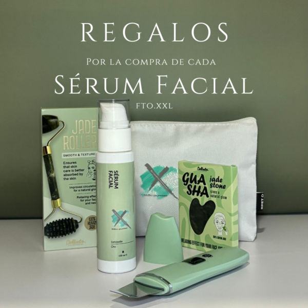 SERUM FACIAL ORO 24 K LUMINOSIDAD PRO 100ML + REGALOS PREMIIUM (3)