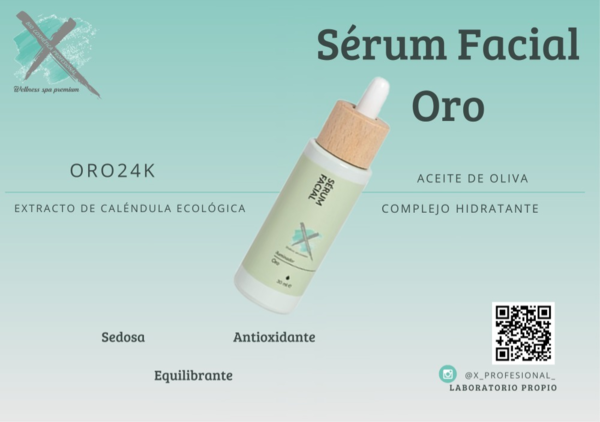 SERUM FACIAL ORO 24 K LUMINOSIDAD PRO + REGALOS (varios formatos) (3)