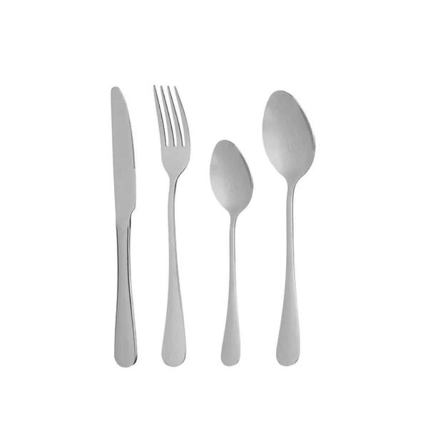 SET 16 PIEZAS CUBIERTOS ACERO INOXIDABLE RESISTENTES