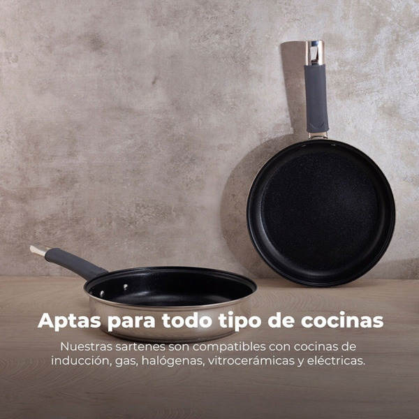 SET 3 SARTENES 18, 20 Y 24CM DE ACERO INOXIDABLE SAN IGNACIO (2)