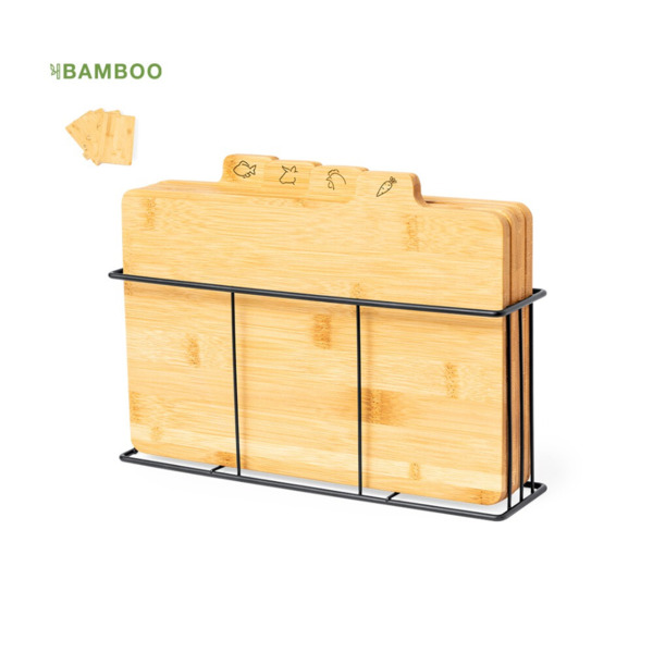 SET DE TABLAS DE CORTE DE BAMBU DE ALTA CALIDAD