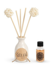 SET DIFUSOR AROMATICO AROMA JAZMIN DE CERAMICA