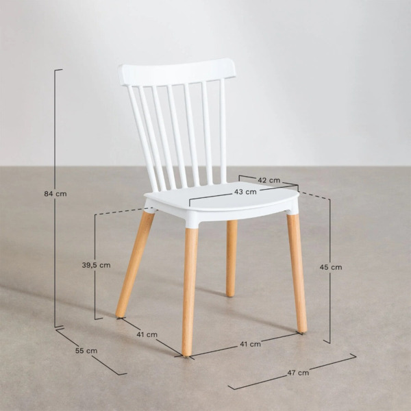 SILLA DE COMEDOR EN MADERA DE HAYA Y PP BLANCO (5)