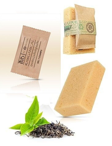 SOBRE GEL&CHAMPÚ TE VERDE + ESPONJA