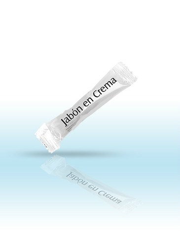 SOBRE PASTILLA JABON EN CREMA 8 ML.