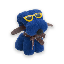 TOALLA MASCOTA AZUL (6x8 CM)
