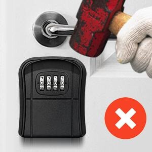 TOP VENTAS : CAJA DE SEGURIDAD ROBUSTA DE EXTERIOR  PARA LLAVES (6)