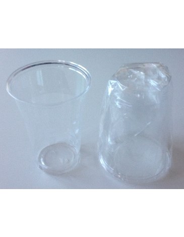 VASO 250CC EFECTO CRISTAL 100% COMPOSTABLE HIGIENICAMENTE EMBOLSADO INDIVIDUALMENTE (1)