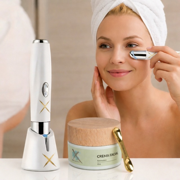 X AGE PROFESIONAL WHITE EDITION MASAJEADOR COSMETICO OJOS (1)