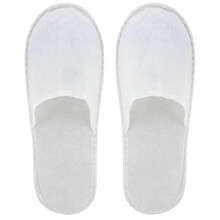 ZAPATILLAS DE BAÑO COLOR BLANCO ECONOMICAS NON WOMEN CON SUELA ANTIDESLIZANTE (PAR EMBOLSADA).