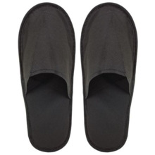 ZAPATILLAS DE BAÑO COLOR NEGRO ECONOMICAS NON WOMEN CON SUELA ANTIDESLIZANTE (PAR EMBOLSADA).